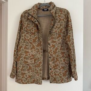 Land’s End Floral Patterned Cotton Jacket